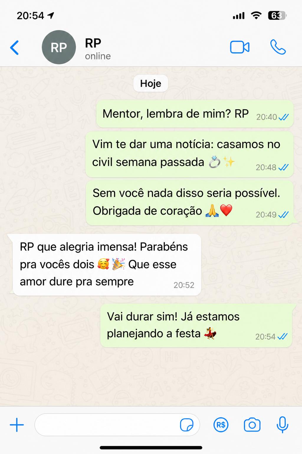 Depoimento WhatsApp 3